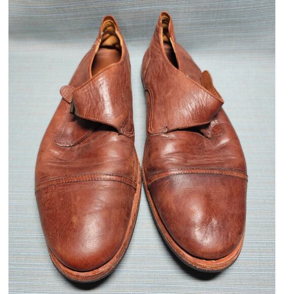 Timberland Boot Company Men's Size 11 Loafer Wodehouse Monk Strap Brown Leather - Picture 2 of 6